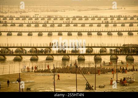 Maha Kumbh Mela, Prayagraj, India Foto Stock