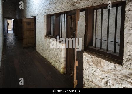 Ex cella carceraria, Greenough Museum Village, Australia Occidentale, Australia, Oceania Foto Stock