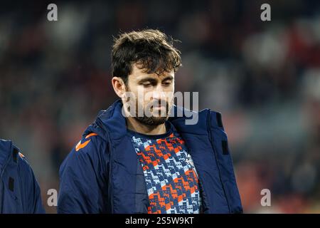 Luca De la Torre visto durante la partita SPORTIVA della Liga EA tra le squadre di Rayo Vallecano e RC Celta de Vigo all'Estadio de Vallecas (Maciej Rogowski) Foto Stock