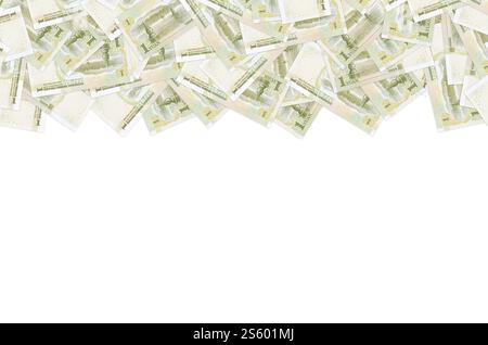 Tre piscine che rispecchiano la Luna nel Lago Ovest, Hangzhou sulla Cina 1 yuan 1999 Banknote da vicino. Tre piscine che rispecchiano la Luna nel Lago Ovest, Hangzhou Foto Stock