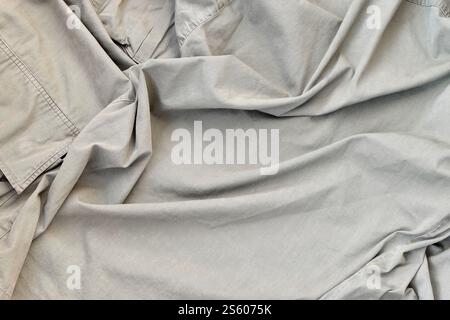 La consistenza del tessuto è color oliva, che è simile all'uniforme dei soldati americani della seconda guerra mondiale. Immagine di sfondo per Foto Stock