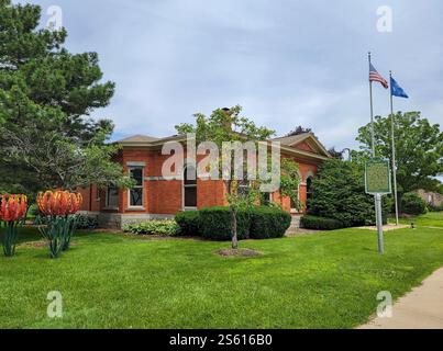 Edificio storico a Holland, Michigan. L'ex sede della West Michigan Furniture Company. Foto Stock