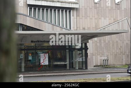 Berlino, Germania. 15 gennaio 2025. Il Museo degli strumenti musicali di Berlino. Crediti: David Hammersen/dpa/Alamy Live News Foto Stock