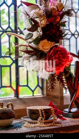 Drink mattutino esotico d'epoca Foto Stock