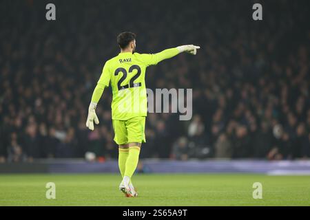 Londra, Regno Unito. 15 gennaio 2025. David Raya (A) alla partita Arsenal contro Tottenham Hotspur EPL, all'Emirates Stadium di Londra, Regno Unito il 15 gennaio 2025. Crediti: Paul Marriott/Alamy Live News Foto Stock