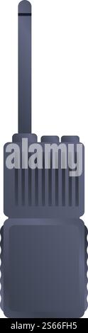 Icona walkie talkie. Cartone animato dell'icona vettoriale walkie talkie per il web design isolato su sfondo bianco. Icona walkie talkie, stile cartoon Illustrazione Vettoriale