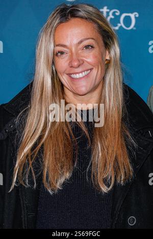 Londra, Regno Unito, 15 gennaio 2025. Cherry Healey arriva e posa al Cirque du Soleil CORTEO Premiere, alla Royal Albert Hall di Londra. Foto Stock