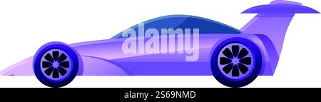 Icona del giocattolo da corsa con telecomando. Cartoni animati dell'icona vettoriale del giocattolo per auto da corsa con telecomando per il web design isolato su sfondo bianco. Icona del giocattolo da corsa con telecomando, stile cartone animato Illustrazione Vettoriale