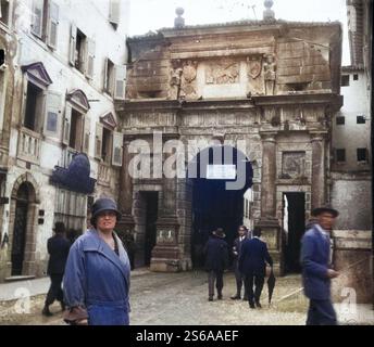 Belluno Italia settentrionale 1924 Foto Stock