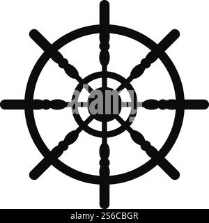 Illustrazione della navicella di guida con design piatto vettoriale Illustrazione Vettoriale