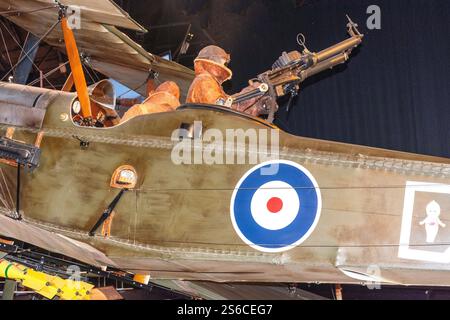 Knights of the Sky WW1 Exhibition, Omaka Aviation Heritage Centre, Omaka, Blenheim (Waiharakeke), Marlborough Region, South Island, nuova Zelanda Foto Stock
