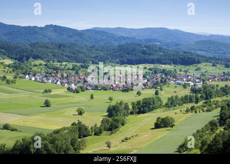 Un'immagine del villaggio Sexau in Germania Foto Stock