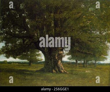 La quercia a Flagey (francese - le Chêne de Flagey) o la quercia Vercingetorix (le Chêne de Vercingétorix) è un dipinto di paesaggio ad olio su tela del pittore realista francese Gustave Courbet Foto Stock