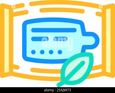 salviette per il viso semplici per la pulizia della pelle per rimuovere il vettore delle icone del colore del trucco. salviette per il viso semplici per la pulizia della pelle per rimuovere i segni di trucco. illustrazione del simbolo isolato. salviette per il viso semplici per la pulizia della pelle per rimuovere l'immagine vettoriale dell'icona del colore del trucco Illustrazione Vettoriale