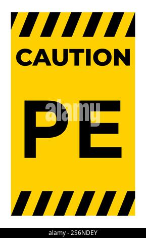 Simbolo di terra fisica, illustrazione vettoriale, Isola su etichetta di sfondo bianco. EPS10 Illustrazione Vettoriale