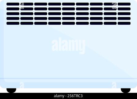 Icona energia convettore vettore vettore cartoon vettore. Camera elettrica. Parete riscaldante. Icona energia convettore vettore vettore cartoon vettore. Camera elettrica Illustrazione Vettoriale