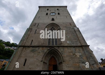 Cattedrale medievale di Bergen (Domkirken). Bergen, Norvegia Foto Stock