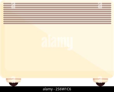 Piccolo vettore cartoni animati icona convettore. Pannello iniziale. Energia centrale. Piccolo vettore cartoni animati icona convettore. Pannello iniziale Illustrazione Vettoriale