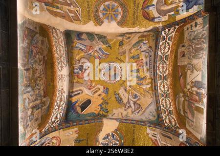 Istanbul, , Turchia, Chiesa di Chora, affreschi, Moschea di Kariye, viaggi, Europa, monumento, mosaici, interni, punti di riferimento, storici Foto Stock