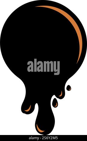 Illustrazione del cioccolato, design piatto vettoriale Illustrazione Vettoriale