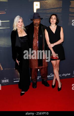 Joanna Cassidy, Ving Rhames und Luise Großmann bei der Premiere des Kinofilms 'Uppercut' im Kino in der Kulturbrauerei. Berlino, 17.01.2025 Foto Stock