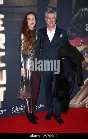 Anja Prinz und Christian Bracht bei der Premiere des Kinofilms Uppercut im Kino in der Kulturbrauerei. Berlino, 17.01.2025 *** Anja Prinz e Christian Bracht alla prima del lungometraggio Uppercut al cinema Kulturbrauerei di Berlino, 17 01 2025 foto:Xn.xKubelkax/xFuturexImagex uppercut 5243 Foto Stock