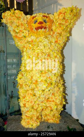 bei der Eröffnungsfeier der Blumenhalle auf der Grünen Woche 2025. *** Alla cerimonia di apertura della sala dei fiori alla settimana Verde 2025 Foto Stock