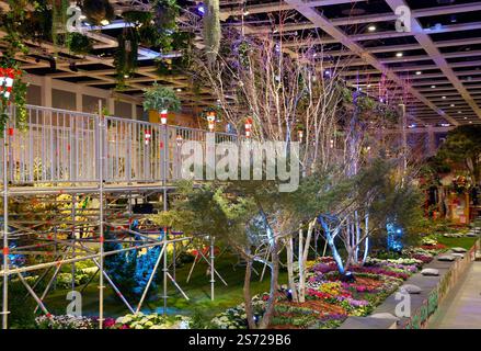 bei der Eröffnungsfeier der Blumenhalle auf der Grünen Woche 2025. *** Alla cerimonia di apertura della sala dei fiori alla settimana Verde 2025 Foto Stock
