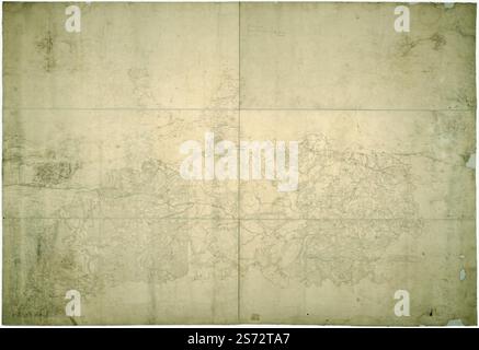 [Cartina delle contee di Caroline, Essex, Orange e Spotsylvania, e parti delle contee di Hannover, Re e Regina, Re Giorgio, Re Guglielmo e Stafford, V.] 1863 da parte degli Stati Confederati d’America. Esercito. Dipartimento della Virginia settentrionale. Ufficio del capo ingegnere. Foto Stock