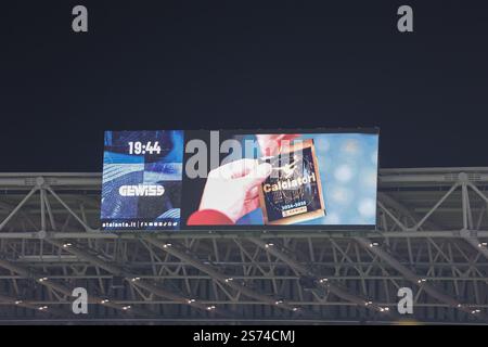 Bergamo, Italia. 18 gennaio 2025. PaniniGiornali25 durante la partita di calcio di serie A Enilive 2024/2025 tra Atalanta e Napoli allo Stadio Gewiss di Bergamo, Nord Italia - sabato 18 gennaio 2025. Sport - calcio . (Foto di Stefano Nicoli/LaPresse ) credito: LaPresse/Alamy Live News Foto Stock