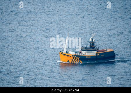 Gv Defiant. Inseguimento, Guardia, ispezione o supporto in movimento Foto Stock