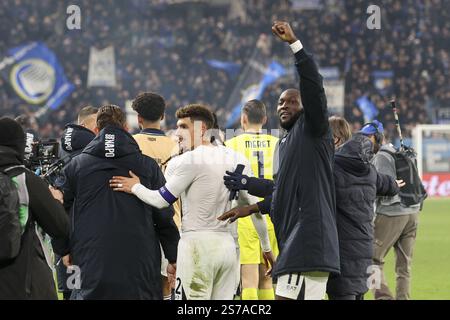 Bergamo, Italia. 18 gennaio 2025. Durante la partita Atalanta BC vs SSC Napoli, 21° serie A Enilive 2024-25 allo stadio Gewiss di Bergamo (BG), il 18 gennaio 2025. Credito: Agenzia fotografica indipendente/Alamy Live News Foto Stock