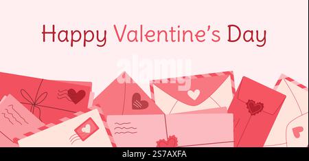 Poster alla moda e romantico. Illustrazione Vettoriale