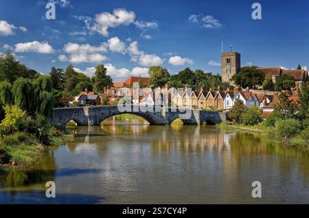 Aylesford Bridge sul fiume medway Foto Stock