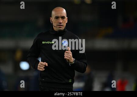 Verona, Italia. 19 gennaio 2025. L'arbitro Michael Fabbri durante la ventunesima giornata del Campionato di serie A tra S.S. Lazio e Hellas Verona F.C. al Marcantonio Bentegodi, il 109 gennaio 2025 a Verona. Crediti: Domenico Cippitelli/Alamy Live News Foto Stock