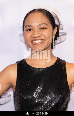 Los Angeles, Stati Uniti. 18 gennaio 2025. L'attrice Janel Cheatham partecipa al nono Annual Young Entertainer Awards all'El Portal Theatre, Los Angeles, CA, 18 gennaio 2025 Credit: Eugene Powers/Alamy Live News Foto Stock