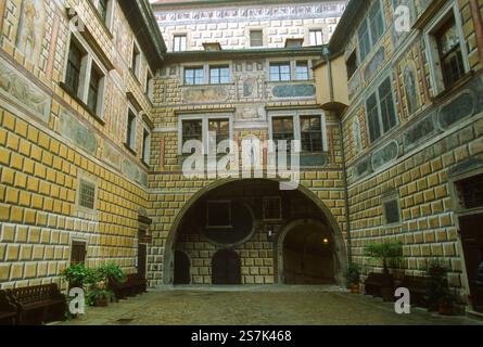 Repubblica Ceca, Czesky Krumlov, Museo delle Marionette, Casa delle fiabe, Museo delle marionette, museo Marionet, Foto Stock