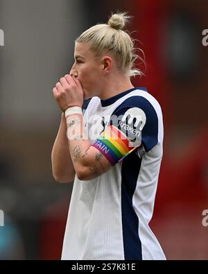 Londra, Regno Unito. 19 gennaio 2025 Bethany England of Tottenham Hotspur durante la partita di Barclays Women's Super League tra Tottenham Hotspur F.C. Women e Leicester City W.F.C. al Gaughan Group Stadium di Londra il 19 gennaio 2025. Questa immagine può essere utilizzata solo per scopi editoriali. Solo per uso editoriale. Crediti: Ashley Crowden/Alamy Live News Foto Stock