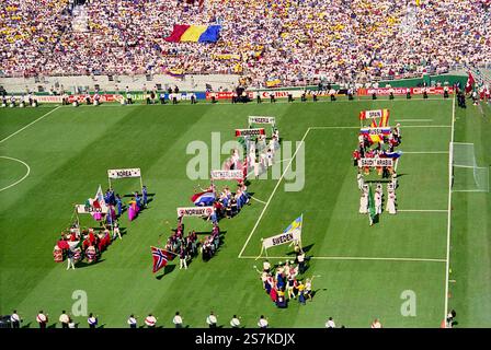 Pasadena, California, Stati Uniti. La cerimonia di apertura della Coppa del mondo FIFA 1994. Foto Stock