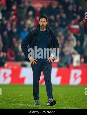 Barcelos, Guimaraes, Portogallo. 19 gennaio 2025. VITOR BRUNO allenatore del Porto visto dopo la partita durante la Liga Portugal Betclic 2024/25 tra Gil Vicente FC e FC Porto all'Estadio Cidade de Barcelos 19, gennaio 2025 a Barcelos, Portogallo. Crediti: ZUMA Press, Inc./Alamy Live News Foto Stock