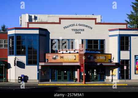Issaquah, WA, USA - 19 gennaio 2025; teatro Francis J Gaudette in Front Street a Issaquah, la sede del Village Theatre Foto Stock