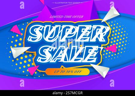 Banner di vendita finale offerta speciale Illustrazione Vettoriale