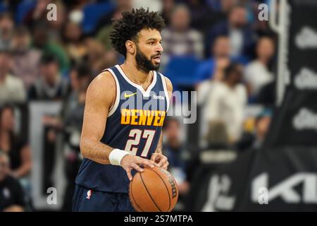 Orlando, Florida, Stati Uniti, 19 gennaio 2025, la guardia dei Denver Nuggets Jamal Murray #27 al Kia Center. (Foto: Marty Jean-Louis/Alamy Live News Foto Stock