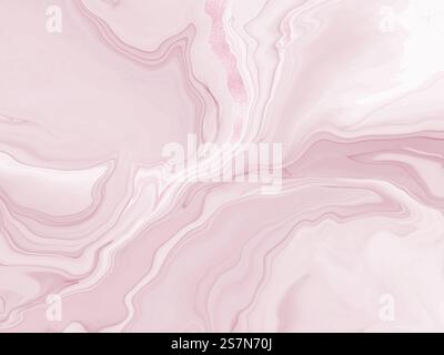 Marmo liquido rosa polveroso astratto o sfondo acquerello con strisce testurizzate in lamina glitter. Effetto di disegno a inchiostro di marmo pastello. Modello di disegno dell'illustrazione vettoriale per l'invito al matrimonio.. Marmo liquido rosa polveroso astratto o sfondo acquerello con strisce testurizzate in lamina glitter. Effetto di disegno a inchiostro di marmo pastello. Modello di disegno dell'illustrazione vettoriale per l'invito al matrimonio Illustrazione Vettoriale
