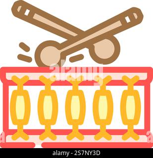 tappeto da preghiera islam icona di colore musulmano vettoriale. tappeto di preghiera segno musulmano islam. illustrazione del simbolo isolato. tappeto da preghiera islam icona di colore musulmano illustrazione vettoriale Illustrazione Vettoriale