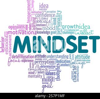 Immagine concettuale vettoriale fumetto di parole isolato su sfondo bianco. Illustrazione Vettoriale