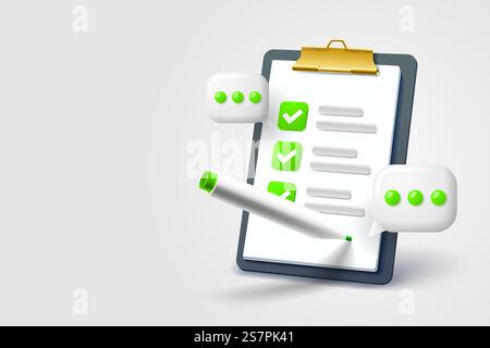 Comunicazione degli appunti, pagina dei servizi di gestione, documento aziendale. Vettore. Comunicazione degli appunti, pagina dei servizi di gestione, documento aziendale. Illustrazione vettoriale Illustrazione Vettoriale