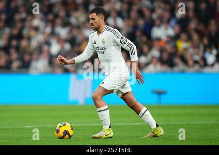 Madrid, Spagna. 20 gennaio 2025. Daniel Ceballos del Real Madrid durante la partita della Liga EA Sports tra il Real Madrid e l'UD Las Palmas giocata allo stadio Santiago Bernabeu il 19 gennaio 2025 a Madrid, Spagna. (Foto di Bagu Blanco/PRESSINPHOTO) credito: PRESSINPHOTO SPORTS AGENCY/Alamy Live News Foto Stock