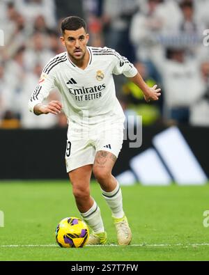Madrid, Spagna. 20 gennaio 2025. Daniel Ceballos del Real Madrid durante la partita della Liga EA Sports tra il Real Madrid e l'UD Las Palmas giocata allo stadio Santiago Bernabeu il 19 gennaio 2025 a Madrid, Spagna. (Foto di Bagu Blanco/PRESSINPHOTO) credito: PRESSINPHOTO SPORTS AGENCY/Alamy Live News Foto Stock