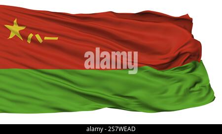 Ground Force Peoples Republic of China Flag, isolato su sfondo bianco Foto Stock